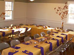 Tables with autumn theme